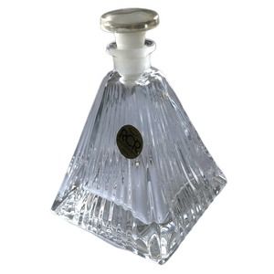 RCR ROYAL CRYSTAL ROCK 5" PYRAMID CRYSTAL PERFUME BOTTLE/STOPPER/SEAL/SALE!